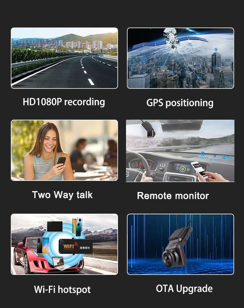 Dashcam Voiture 4G WIFI